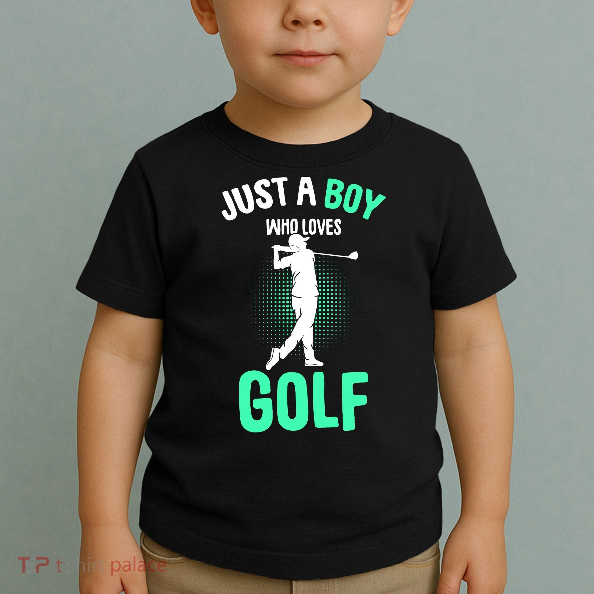 Just A Boy Who Loves Golf Toddler T-Shirt