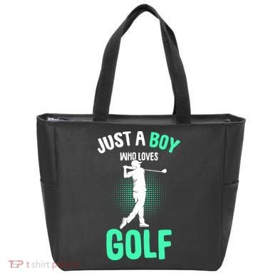 Just A Boy Who Loves Golf Tote Bag