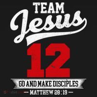 Jesus and Baseball Team Jesus Christian Matthew 2819 Verse Polo thumb 3