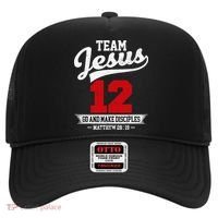 Jesus and Baseball Team Jesus Christian Matthew 2819 Verse Hat thumb 0