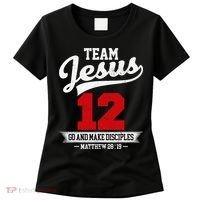 Jesus and Baseball Team Jesus Christian Matthew 2819 Verse Women's T-Shirt thumb 0