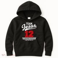 Jesus and Baseball Team Jesus Christian Matthew 2819 Verse Kids Hoodie thumb 0