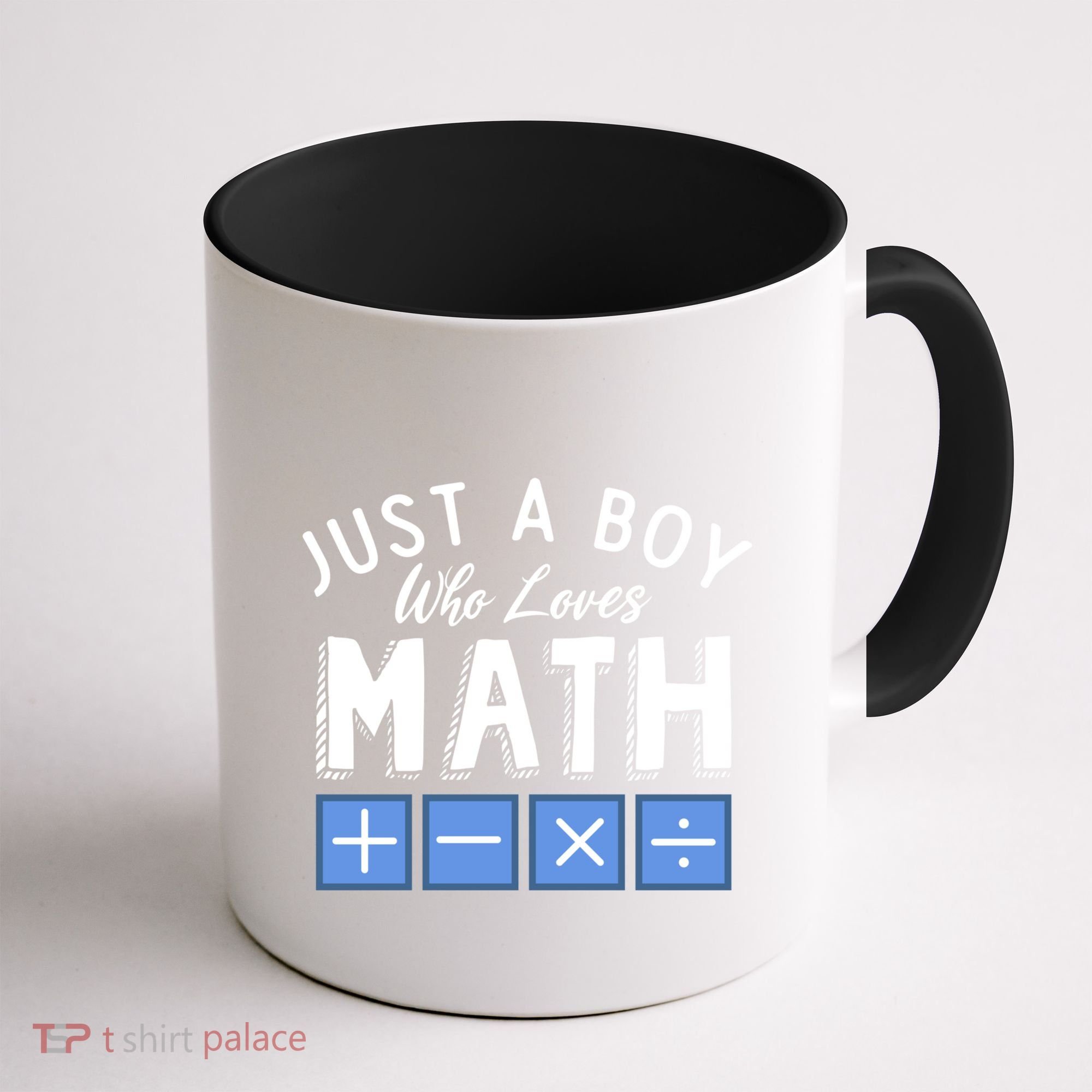 Just A Boy Who Loves Math Algebra Funny Mathematics Coffee Mug