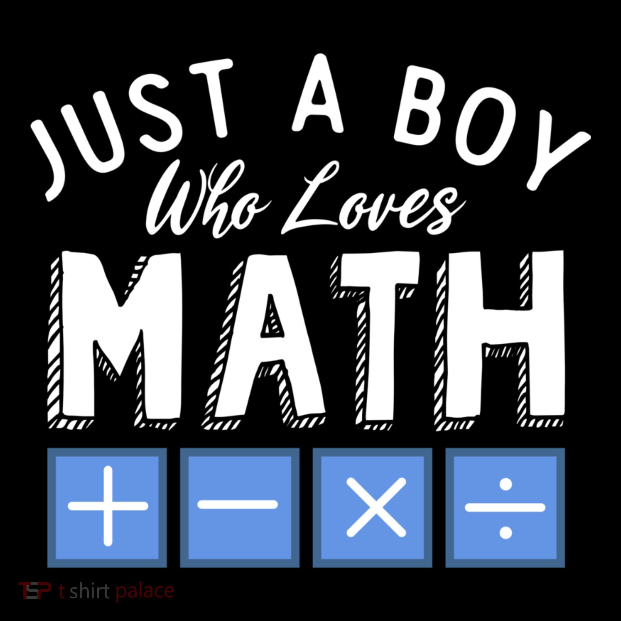 Just A Boy Who Loves Math Algebra Funny Mathematics Coffee Mug
