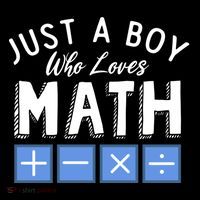 Just A Boy Who Loves Math Algebra Funny Mathematics Baby Bodysuit thumb 2