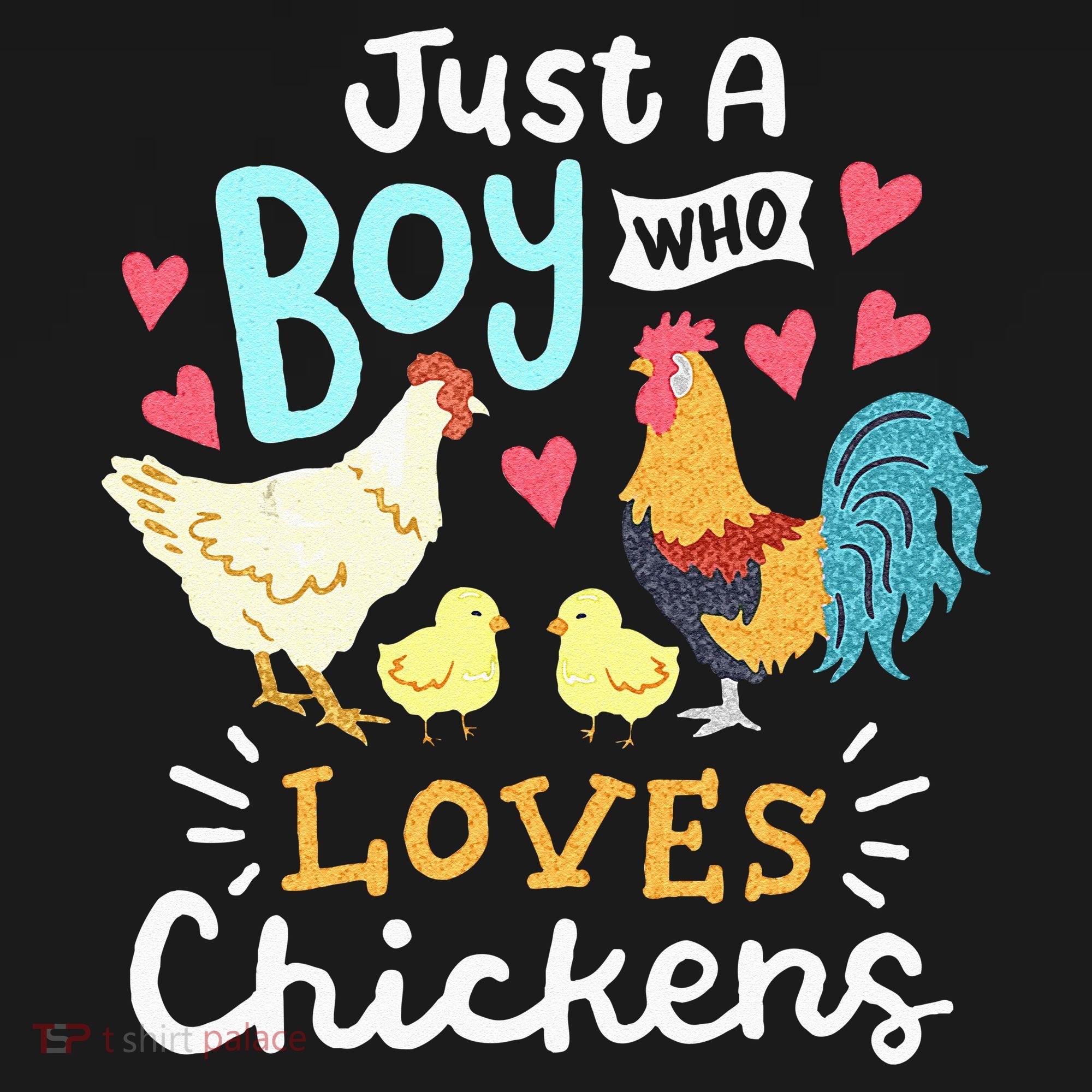 Just A Boy Who Loves Chickens Farm Chicken Mousepad