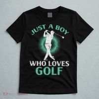 Just A Boy Who Loves Golf Golfing Golfer T-Shirt thumb 5