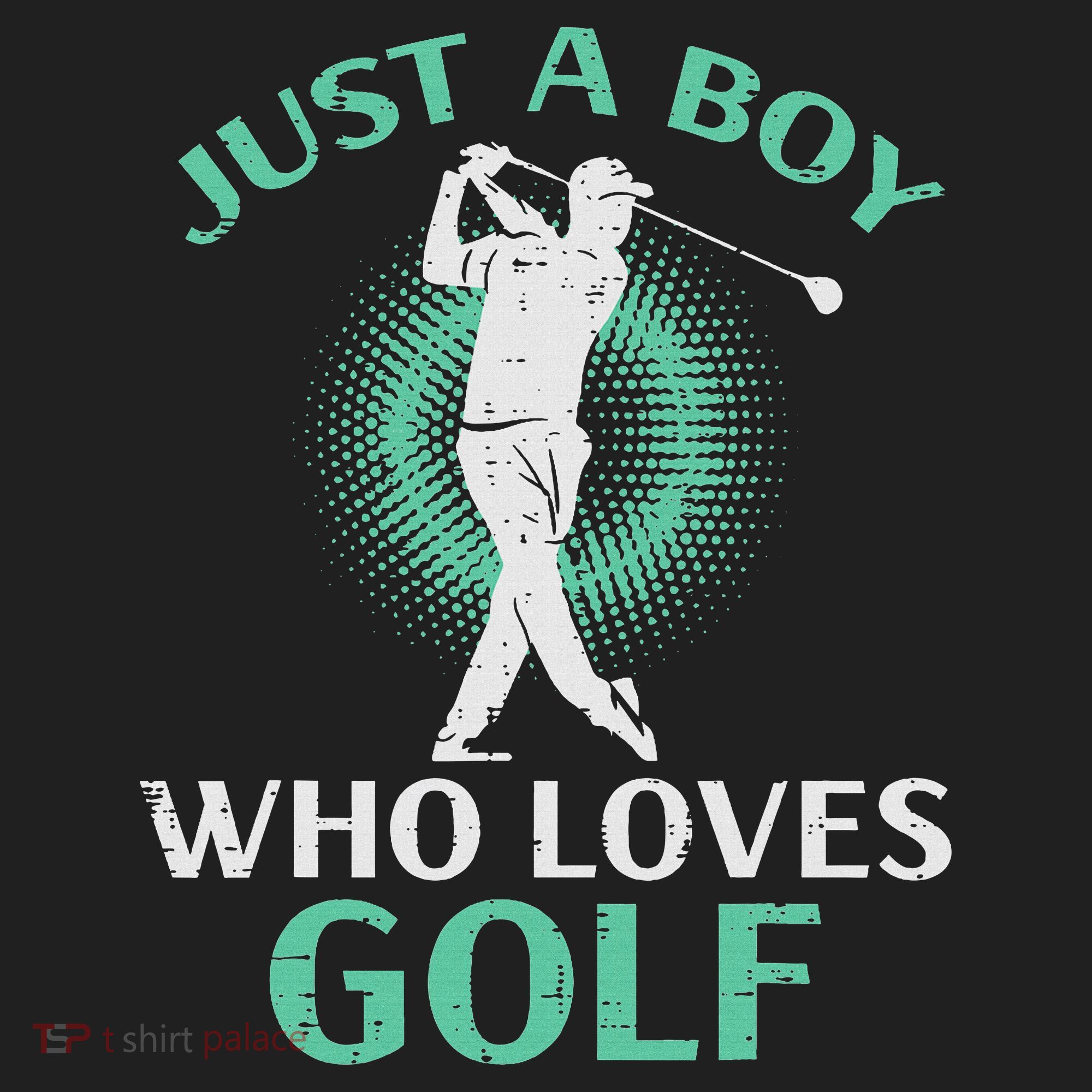 Just A Boy Who Loves Golf Golfing Golfer Beanie