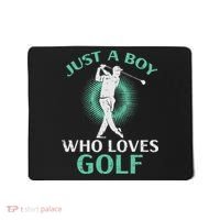 Just A Boy Who Loves Golf Golfing Golfer Mousepad thumb 0