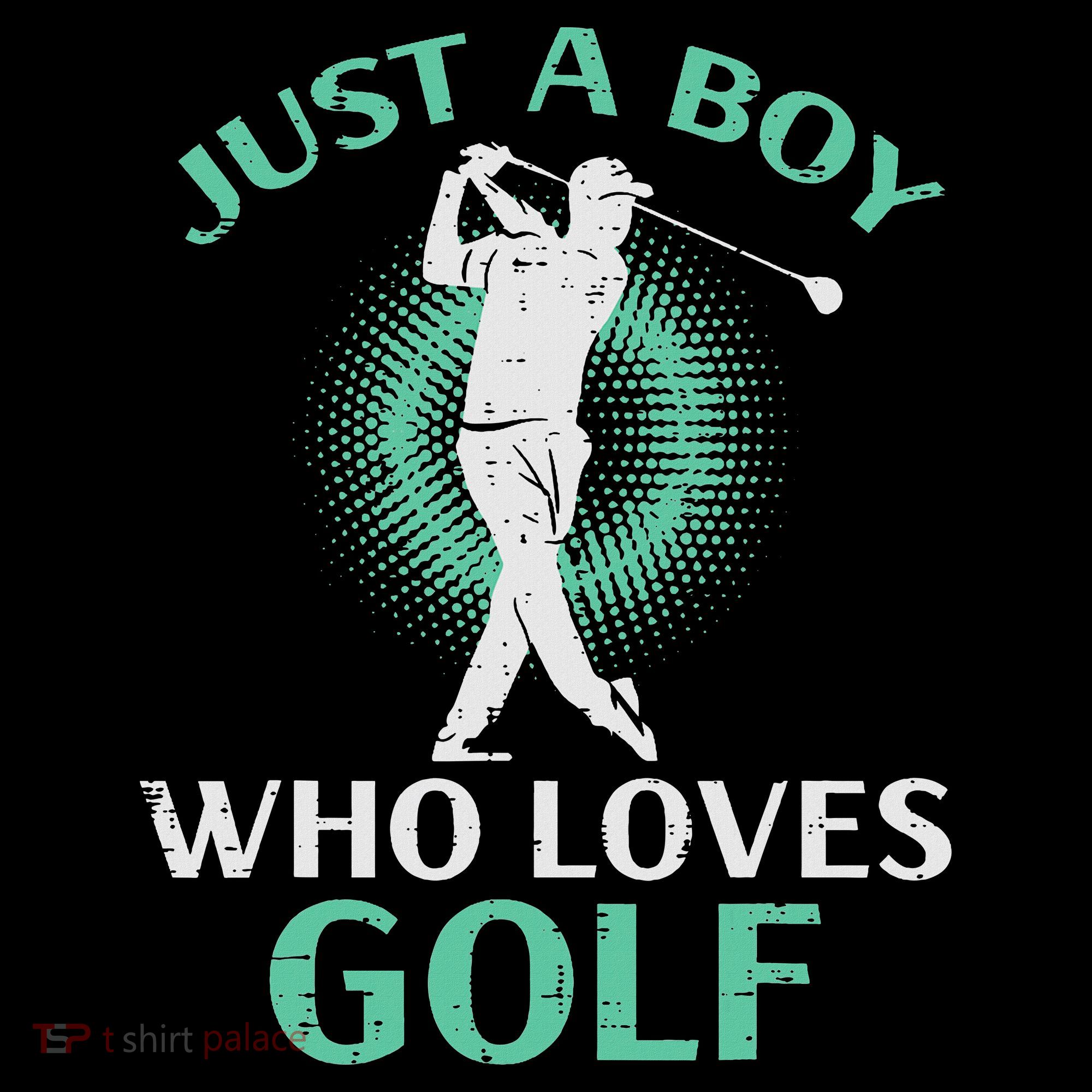 Just A Boy Who Loves Golf Golfing Golfer Mousepad