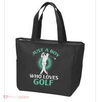 Just A Boy Who Loves Golf Golfing Golfer Tote Bag thumb 3