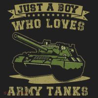 Just A Boy Who Loves Army Tanks Military Ww2 Tanks Beanie thumb 2