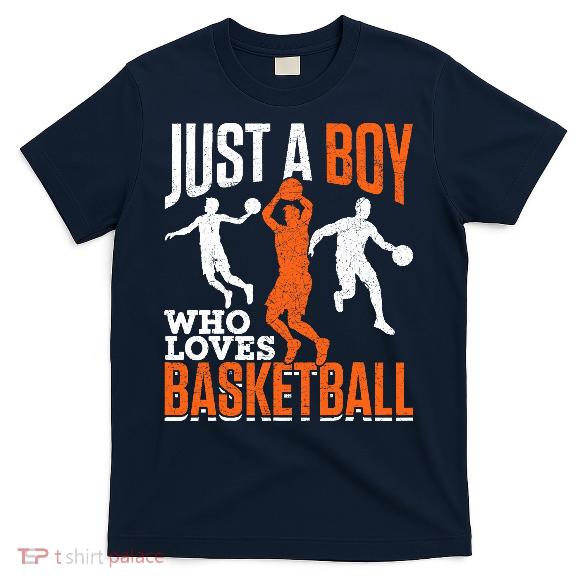 Just A Boy Who Loves Basketball Player Sport Basketball T-Shirt
