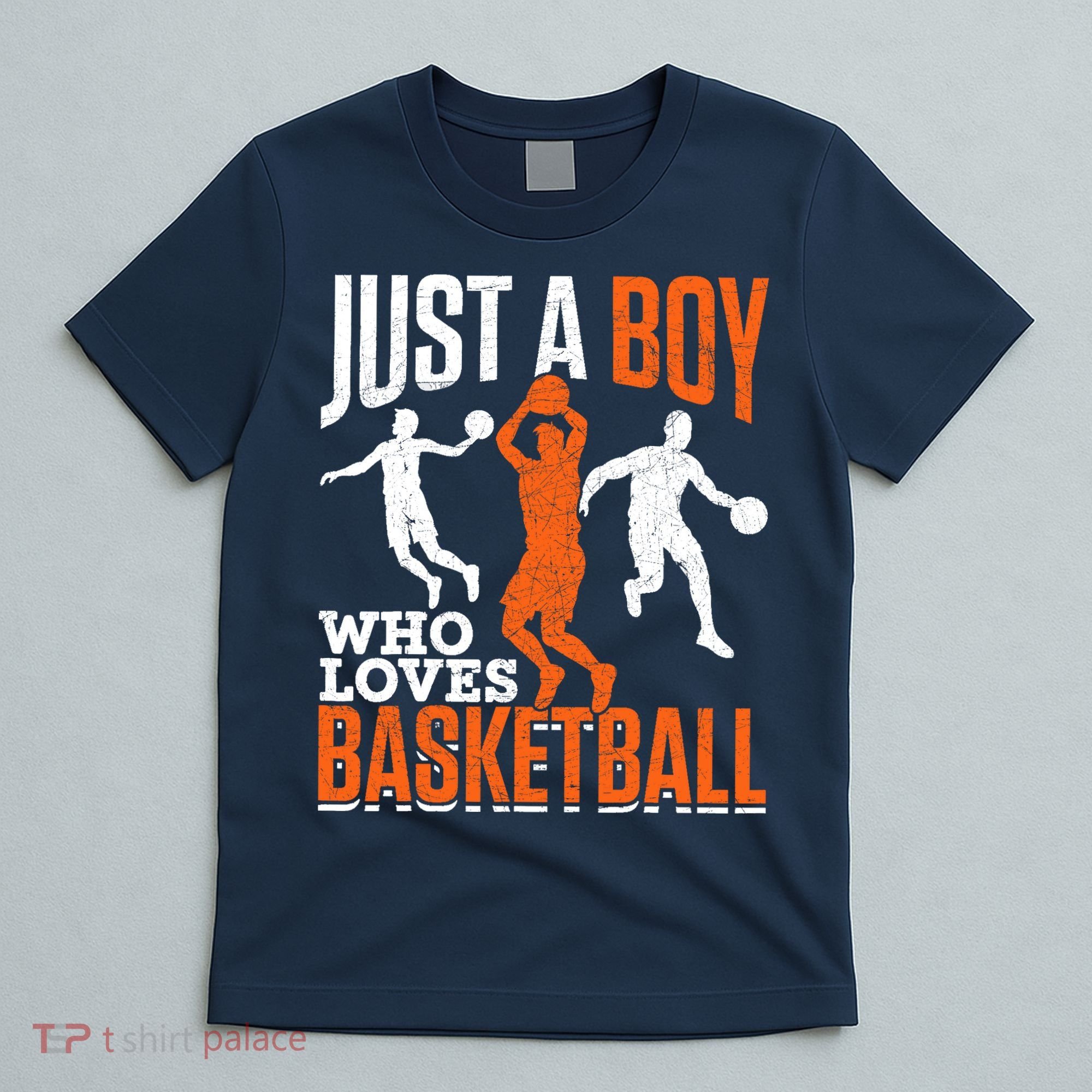 Just A Boy Who Loves Basketball Player Sport Basketball T-Shirt