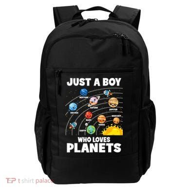Just A Boy Who Loves Planets Solar System Astrology Space Backpack