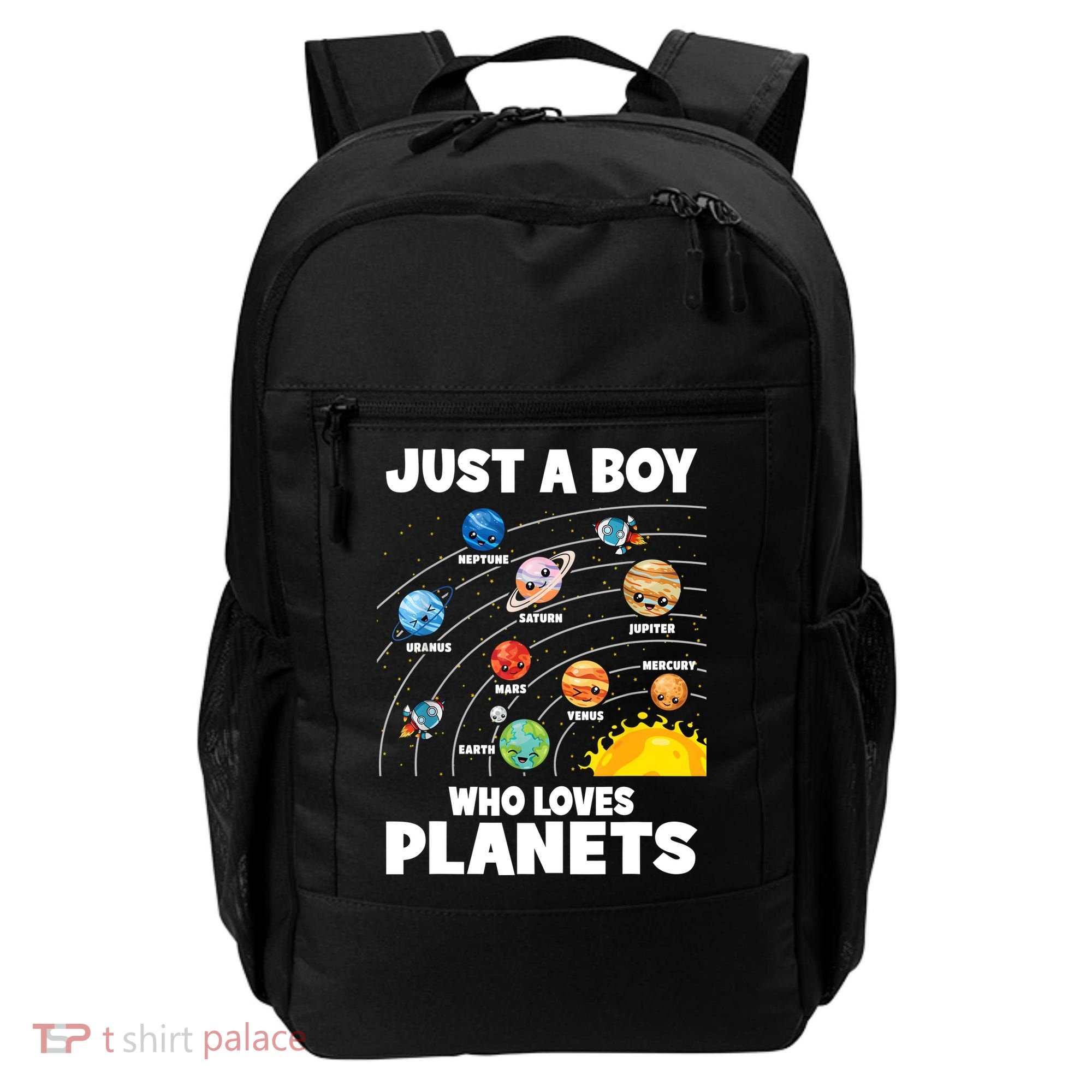 Just A Boy Who Loves Planets Solar System Astrology Space Backpack