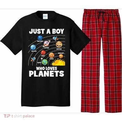 Just A Boy Who Loves Planets Solar System Astrology Space Pajama Set