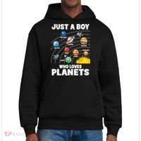 Just A Boy Who Loves Planets Solar System Astrology Space District V.I.T. Heavyweight Hoodie thumb 0