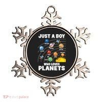 Just A Boy Who Loves Planets Solar System Astrology Space Ornament thumb 0