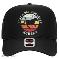 Just A Boy Who Loves Horses Cool Gift Horse Gift Hat thumb 0