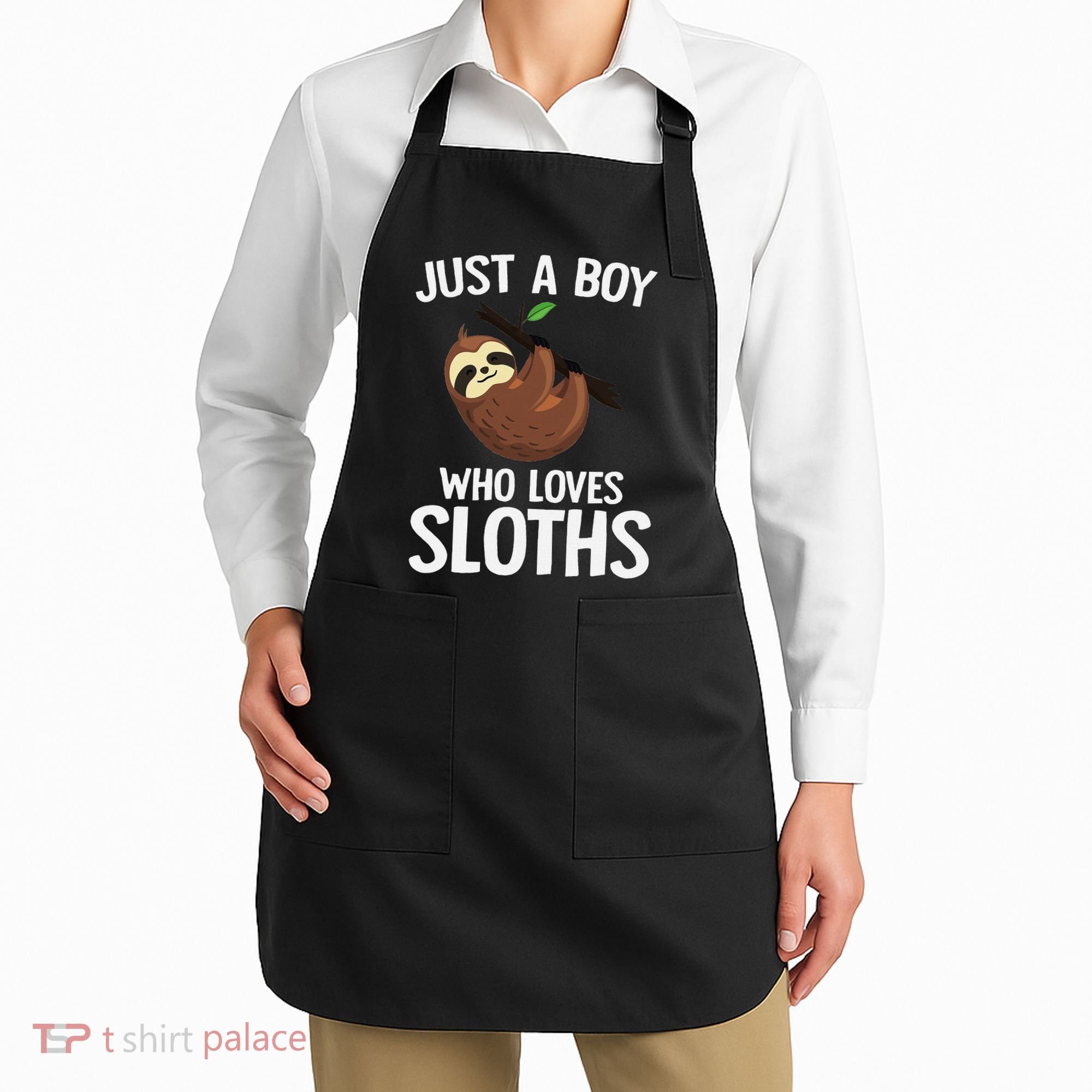 Just A Boy Who Loves Sloths Sloth Lover Apron