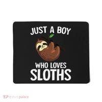 Just A Boy Who Loves Sloths Sloth Lover Mousepad thumb 0