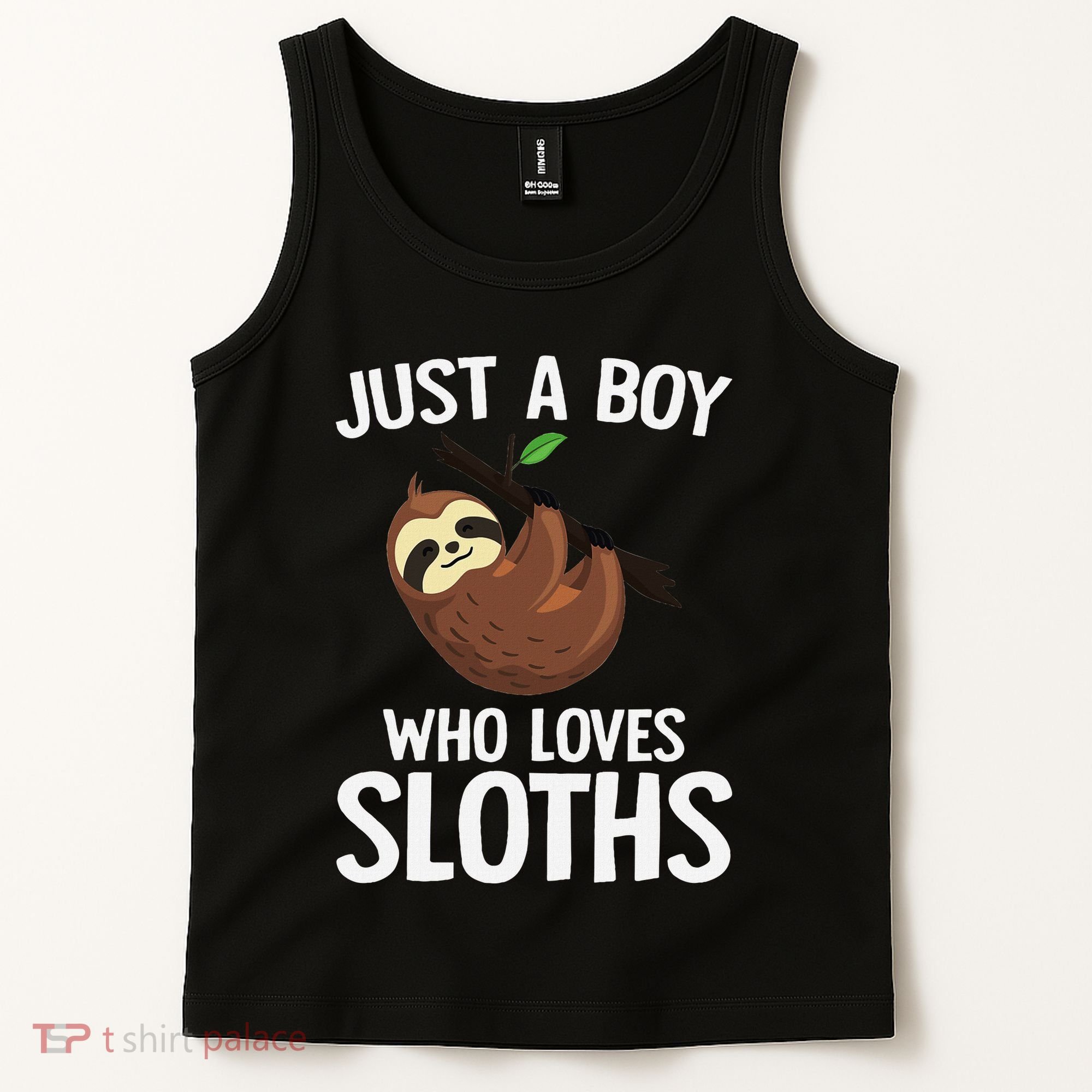 Just A Boy Who Loves Sloths Sloth Lover Tank Top