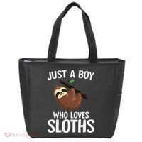 Just A Boy Who Loves Sloths Sloth Lover Tote Bag thumb 0