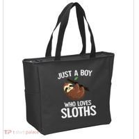 Just A Boy Who Loves Sloths Sloth Lover Tote Bag thumb 2