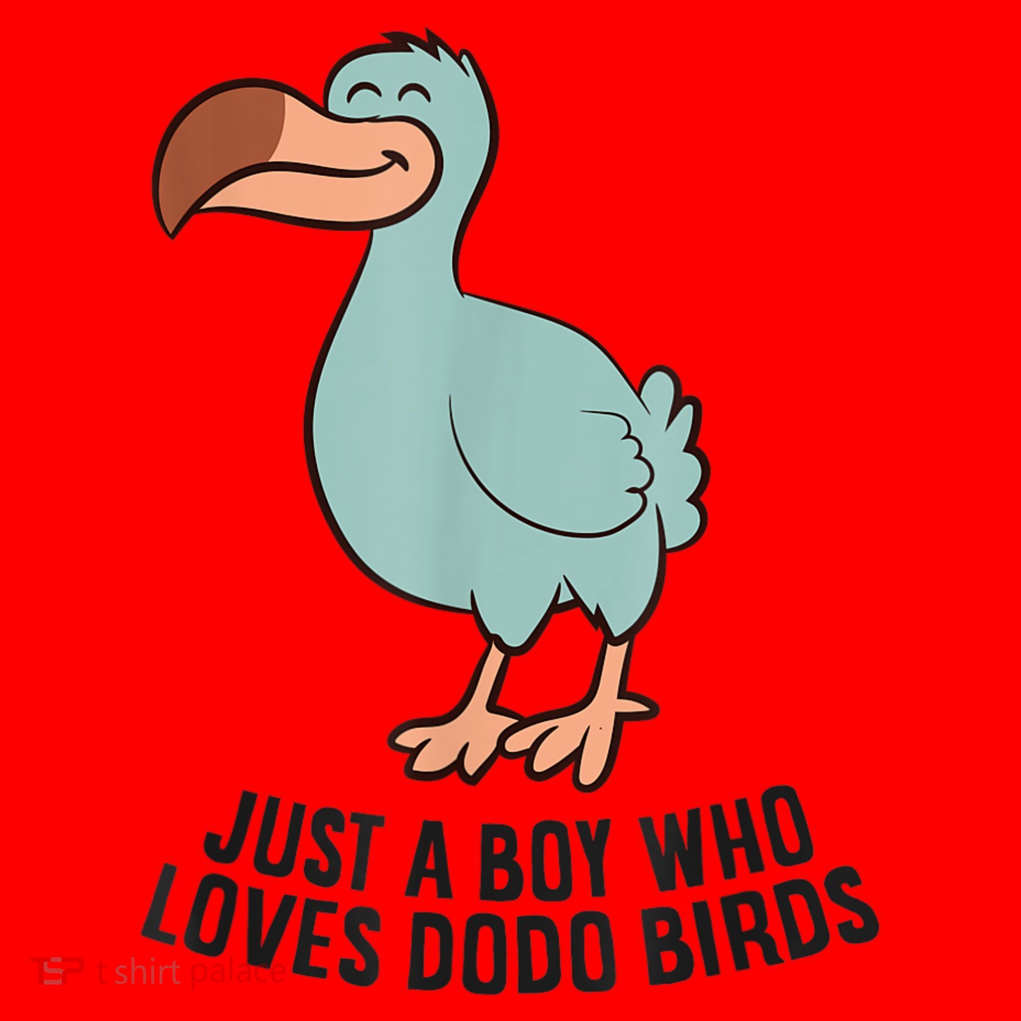 Just A Boy Who Loves Dodo Birds Santa Hat