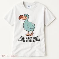 Just A Boy Who Loves Dodo Birds Tall T-Shirt thumb 0