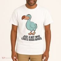 Just A Boy Who Loves Dodo Birds Tall T-Shirt thumb 2