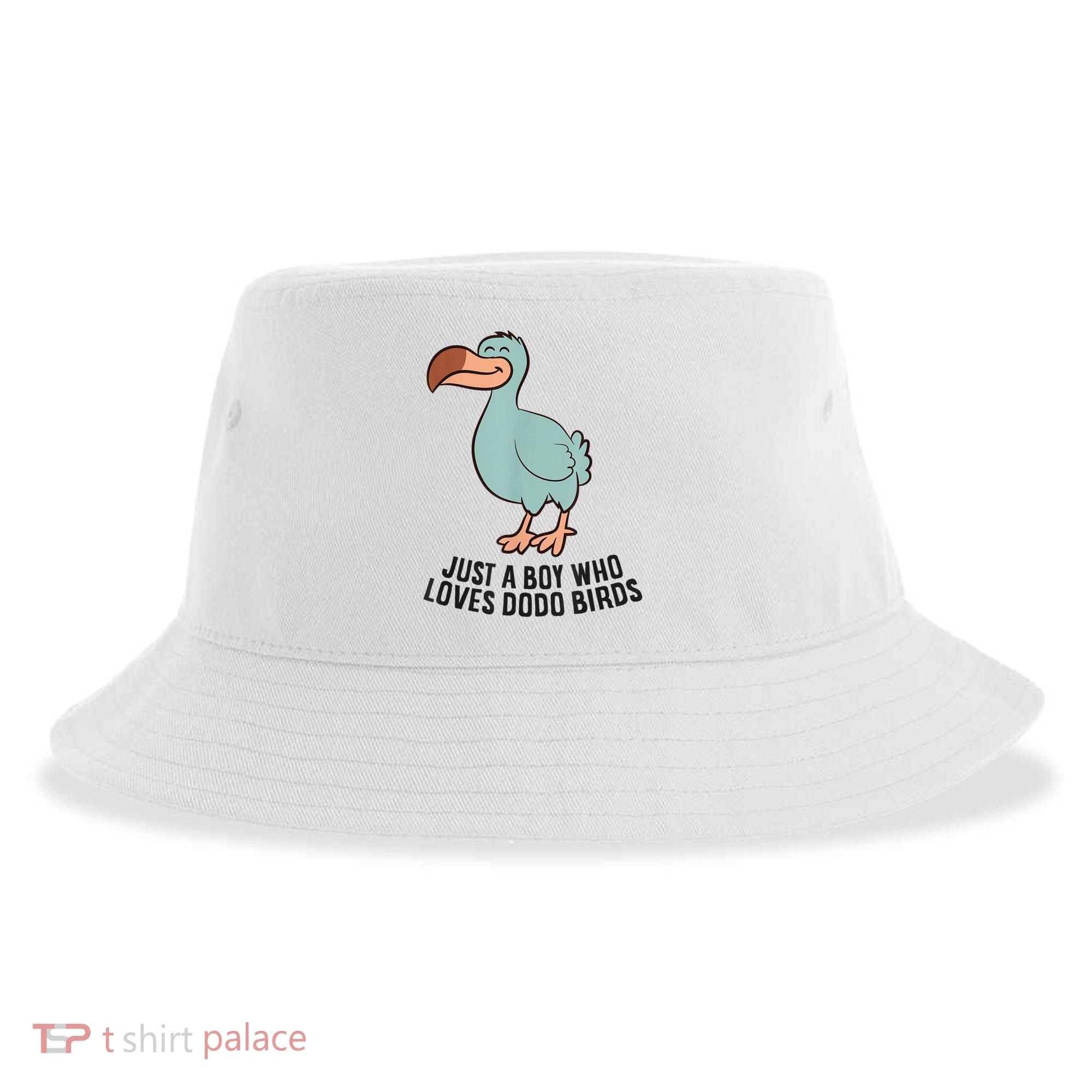 Just A Boy Who Loves Dodo Birds Sustainable Bucket Hat