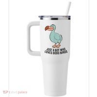 Just A Boy Who Loves Dodo Birds 40oz Vacuum Insulated Stainless Steel Travel Tumbler thumb 2