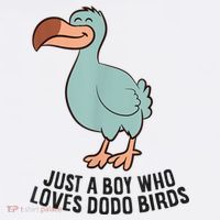 Just A Boy Who Loves Dodo Birds Mousepad thumb 1
