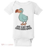 Just A Boy Who Loves Dodo Birds Baby Bodysuit thumb 0