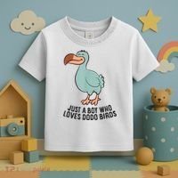 Just A Boy Who Loves Dodo Birds Toddler T-Shirt thumb 3