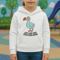 Just A Boy Who Loves Dodo Birds Kids Hoodie thumb 3