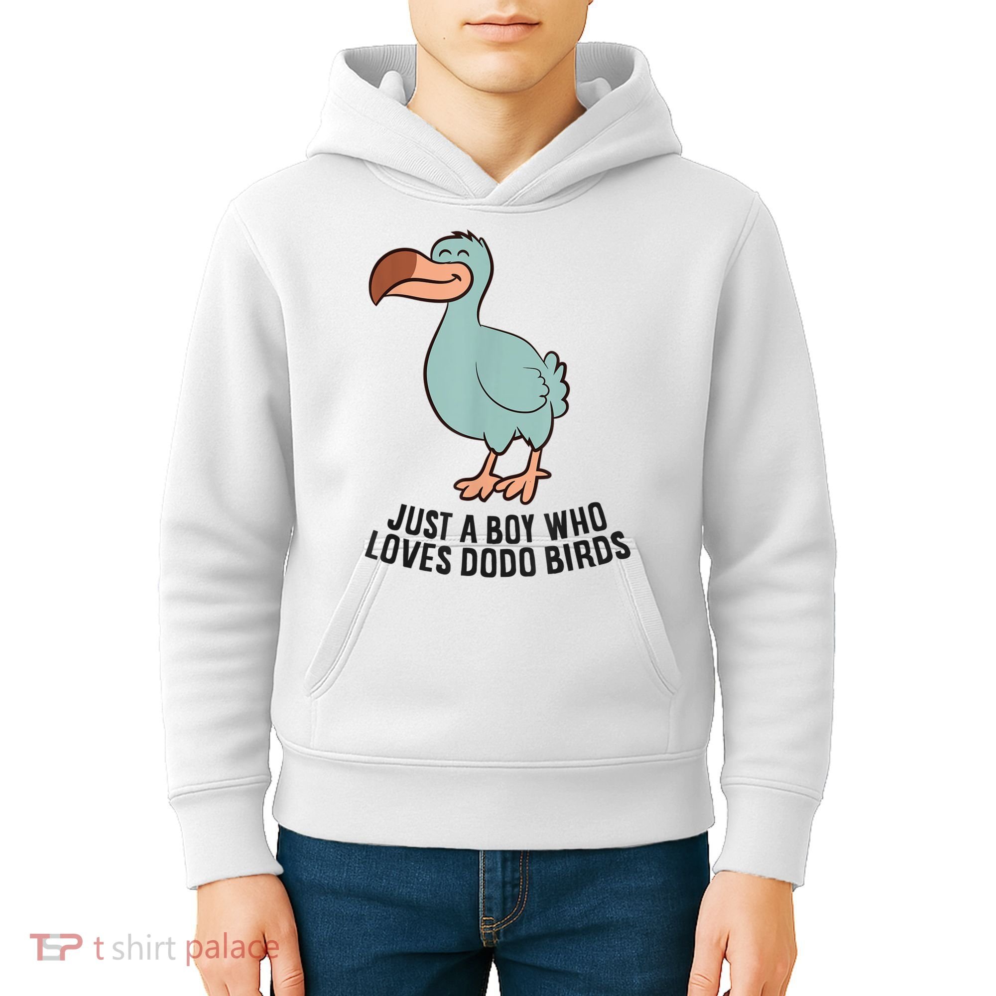 Just A Boy Who Loves Dodo Birds Kids Hoodie