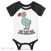 Just A Boy Who Loves Dodo Birds Infant Baby Jersey Bodysuit thumb 0