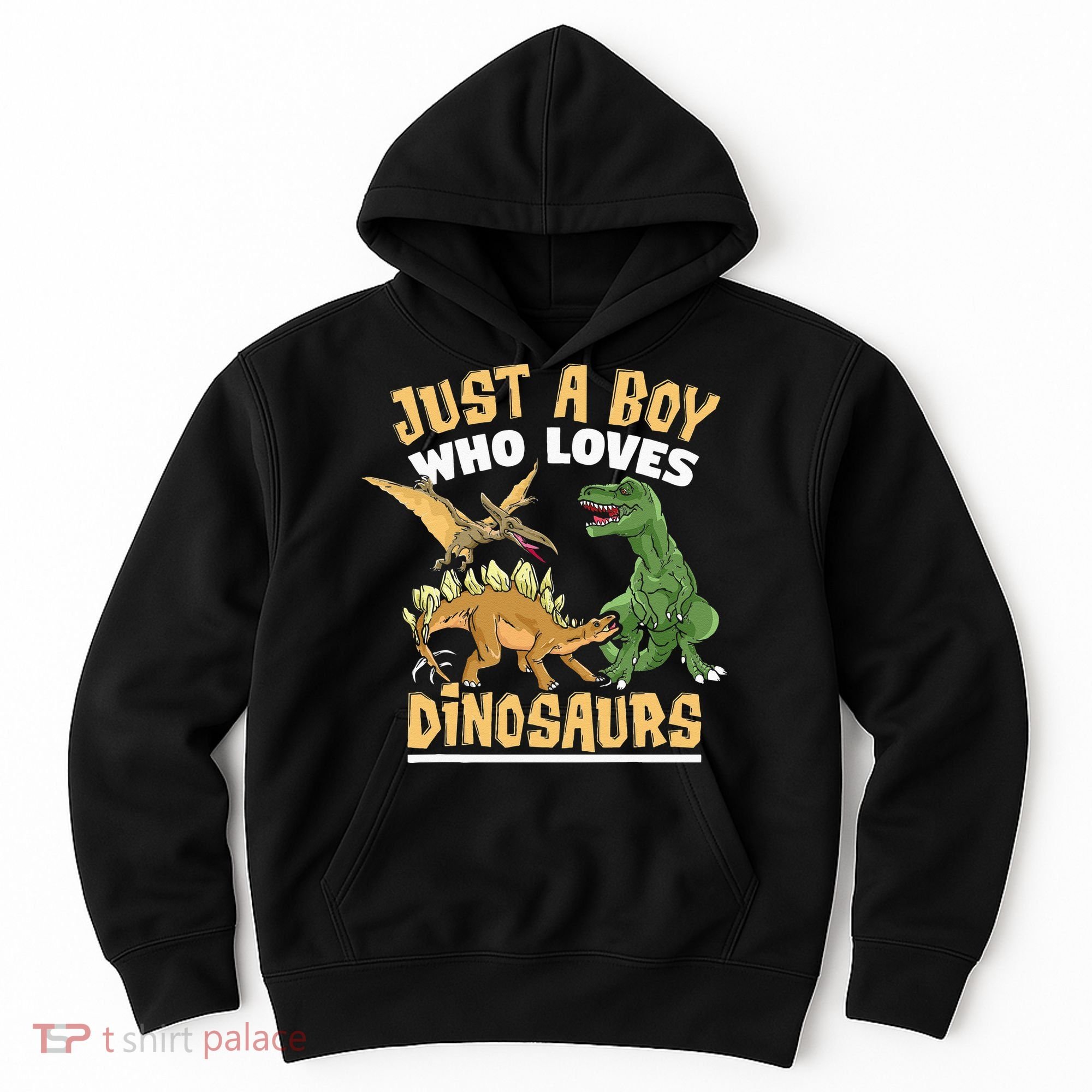 Just A Boy Who Loves Dinosaurs Schoolboys And Paleontologist Hoodie