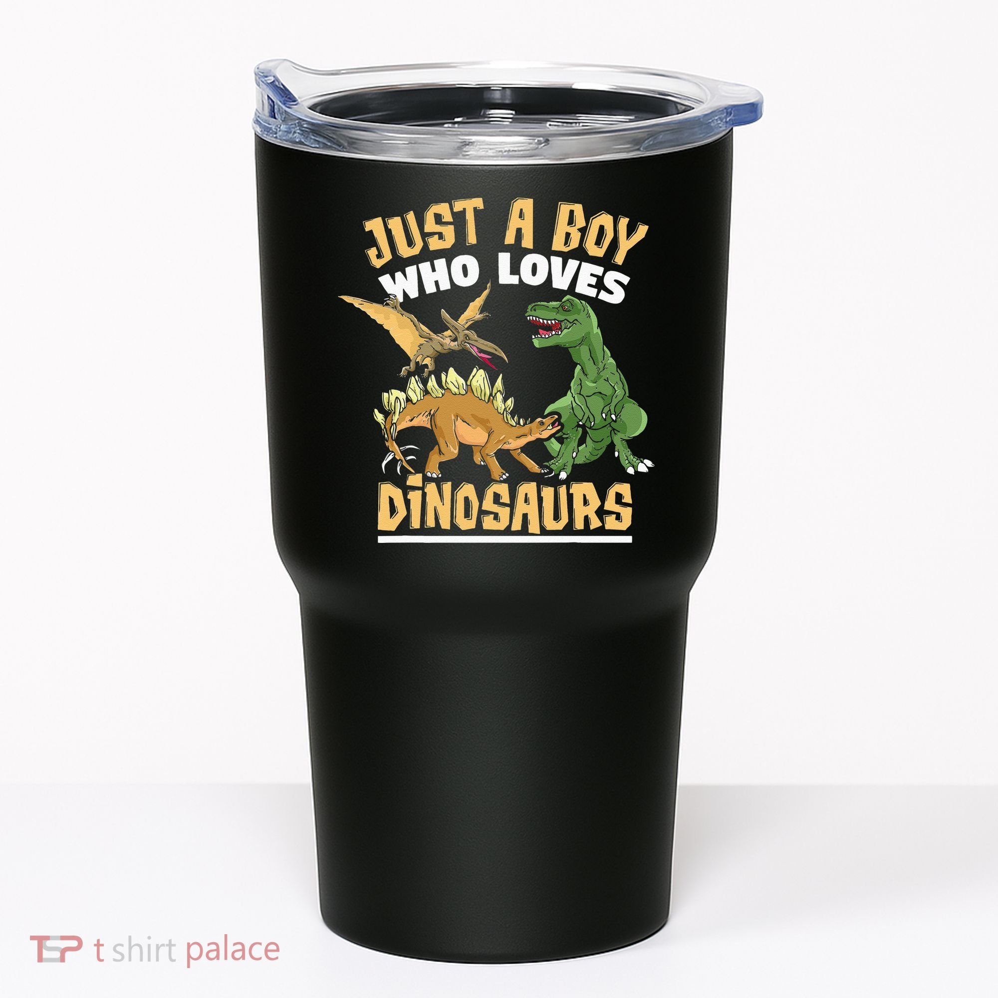 Just A Boy Who Loves Dinosaurs Schoolboys And Paleontologist Tumbler