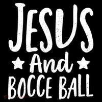 Jesus And Bocce Ball Gift Women's Hoodie thumb 2