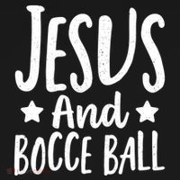 Jesus And Bocce Ball Gift Ornament thumb 1