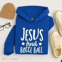 Jesus And Bocce Ball Gift Hoodie thumb 4
