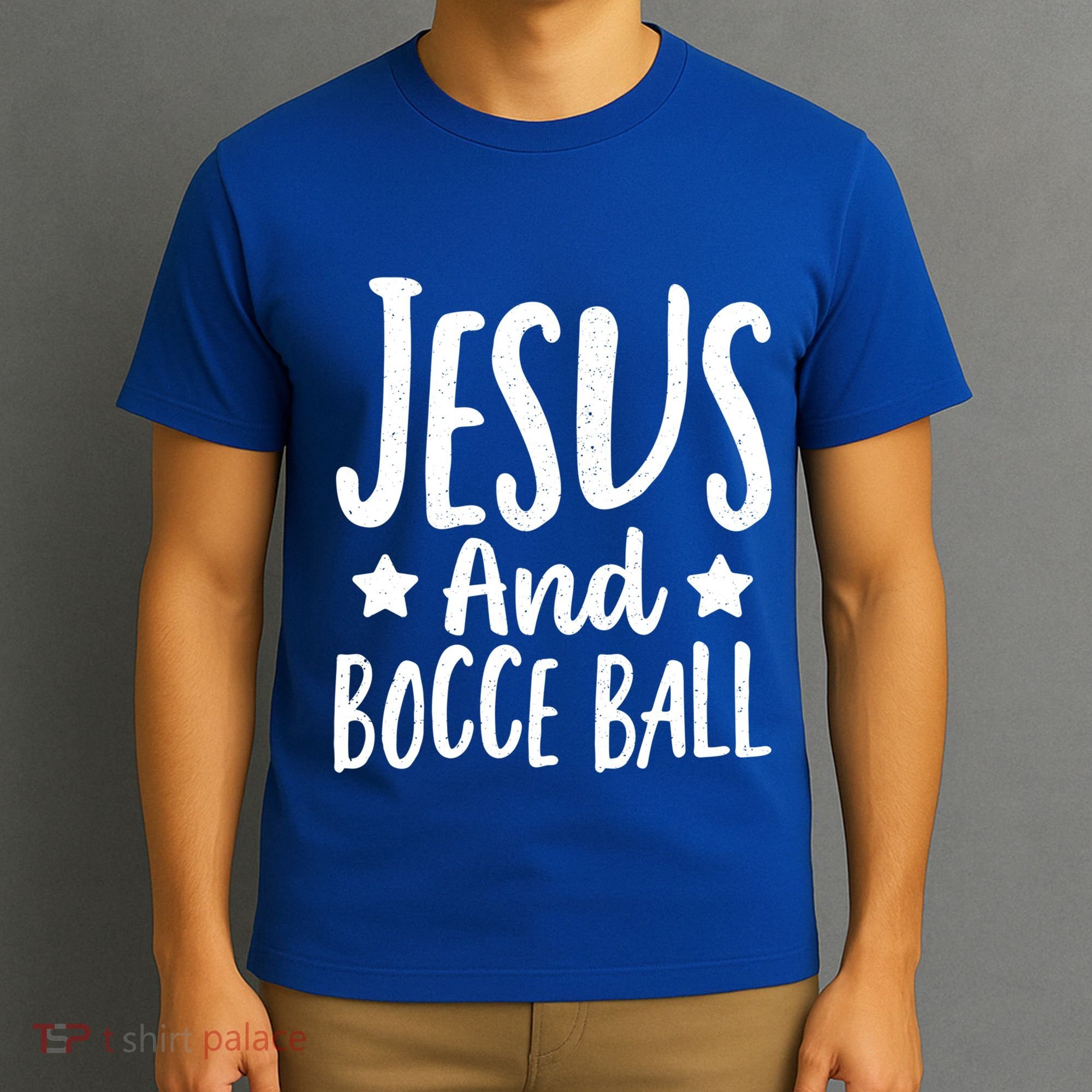 Jesus And Bocce Ball Gift T-Shirt