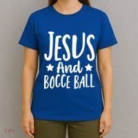 Jesus And Bocce Ball Gift T-Shirt thumb 4