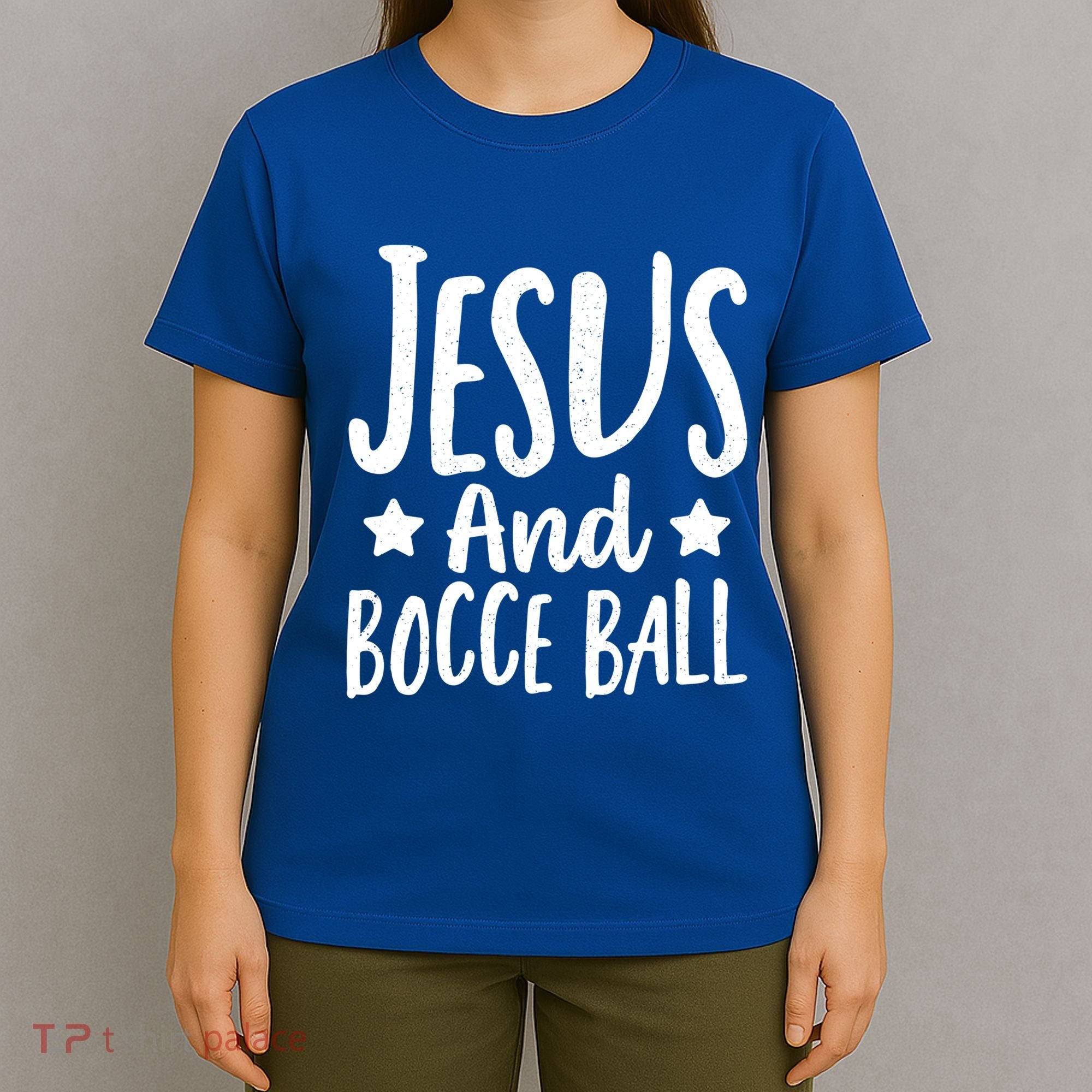 Jesus And Bocce Ball Gift T-Shirt