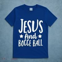 Jesus And Bocce Ball Gift T-Shirt thumb 5