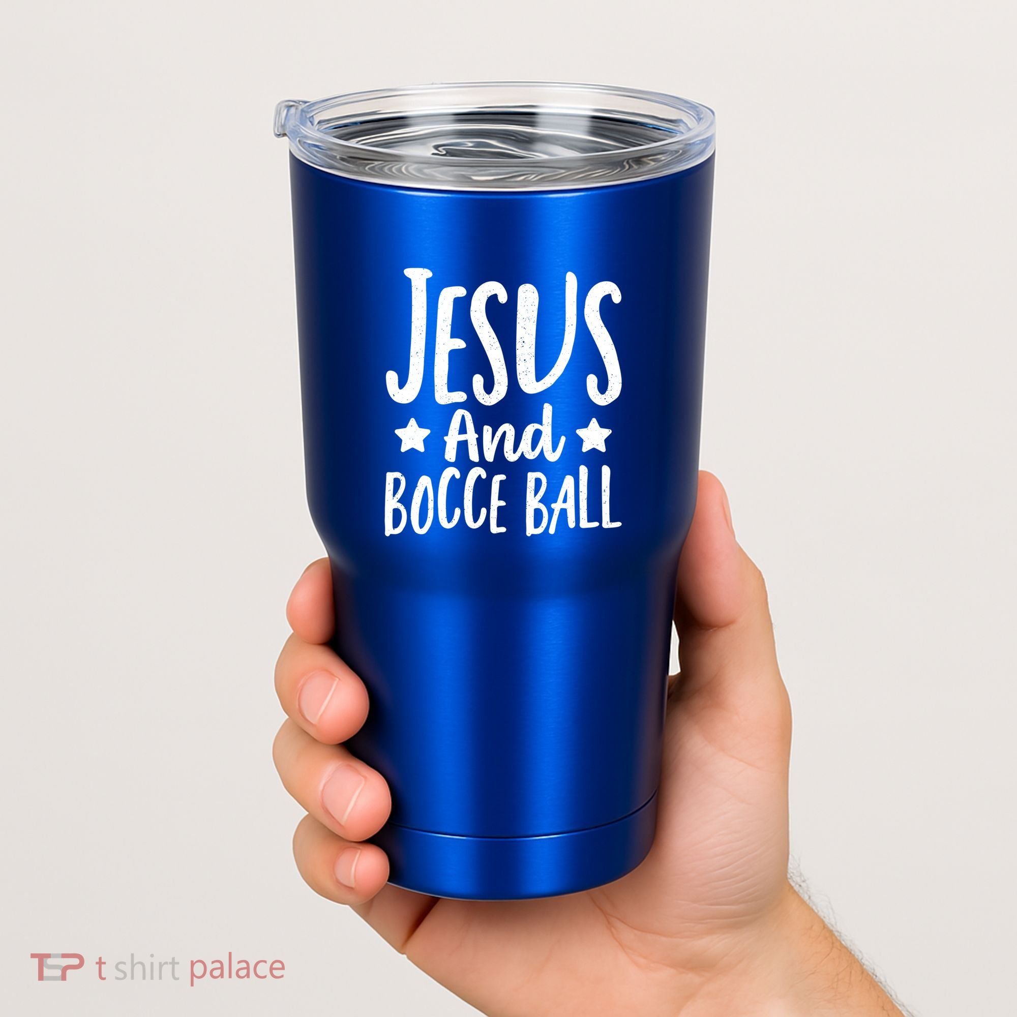 Jesus And Bocce Ball Gift Tumbler